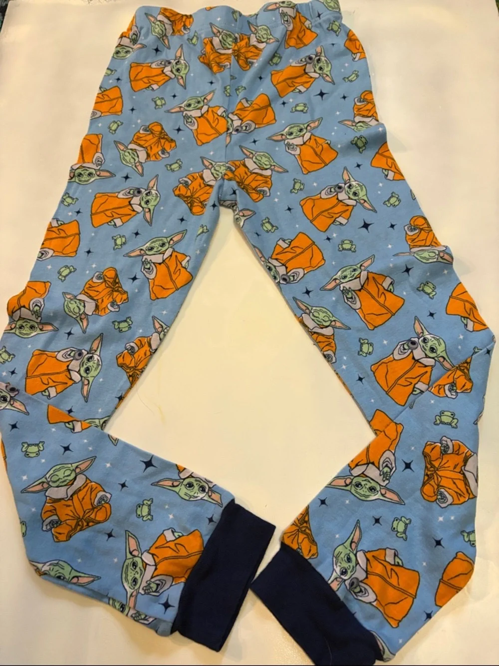 Star Wars Grogu ( Baby Yoda) Blue and Orange Kids Pajama Set